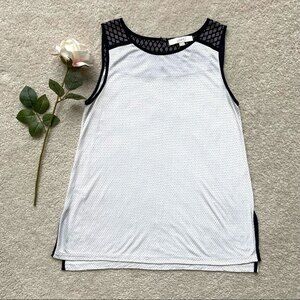 Ann Taylor Loft Sleeveless Tunic Blouse Medium